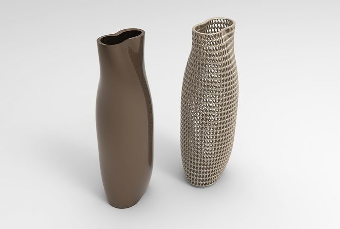 vaso voronoi 54 scultura decorazione arredamento interni casalinghi pentola decorativo porcellana arte statua design ciotola moderno pianta parete mobilia Casa 3D print model - Mito3D