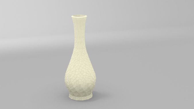 vaso Voronoi colisão padronizar decorativo plantar flor imprimível casa decoração 3D print model - Mito3D