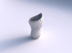 vase vortex smooth bubbles house decor 3d print model - Mito3D