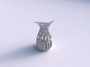 vase wide branches eccentric house decor 3d print model - Mito3D
