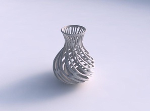 vazo geniş orta dalları ev dekor 3d print model - Mito3D