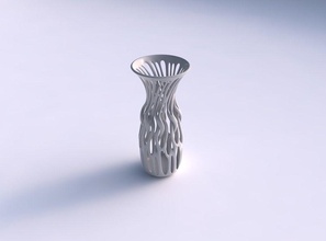 vaso ampia rami contorti ampliato il top casa twisted i arredamento 3d print model - Mito3D