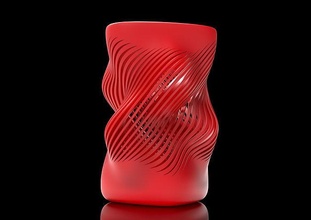 vazopen vazo form model ev dekor dekorasyon özel 3dprint genel plastik kalıp şekil yüksek poli geometrik ölçek kalemlik aksesuarlar 3d print model - Mito3D
