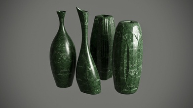 Vasen vase pflanze pot home Dekor Kunst innen Blume Dekoration houseware Haus 3d print model - Mito3D