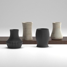 vasen modern 3d drucken modell vase keramik innere einrichtung sammlung dekor einstellen corona max haushaltswaren möbel blumentopf dekoration zimmer 3dprinted blume haus 3d print model - Mito3D