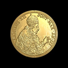 vaticano medalion 2 a arte de roma coliseu igreja moeda dinheiro 3d imprimir moedas emblemas crachás 3d print model - Mito3D