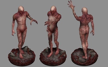 eterno estatua extrañas arte fan coleccionable horror esculturas 3d print model - Mito3D