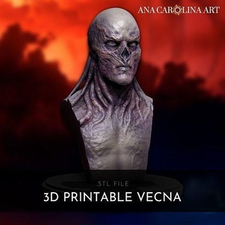eterno desconocido ana carolina Arte stl busto imprimible 3dprint extrañas zbrush escultura resina 3d impresora esculturas 3d print model - Mito3D