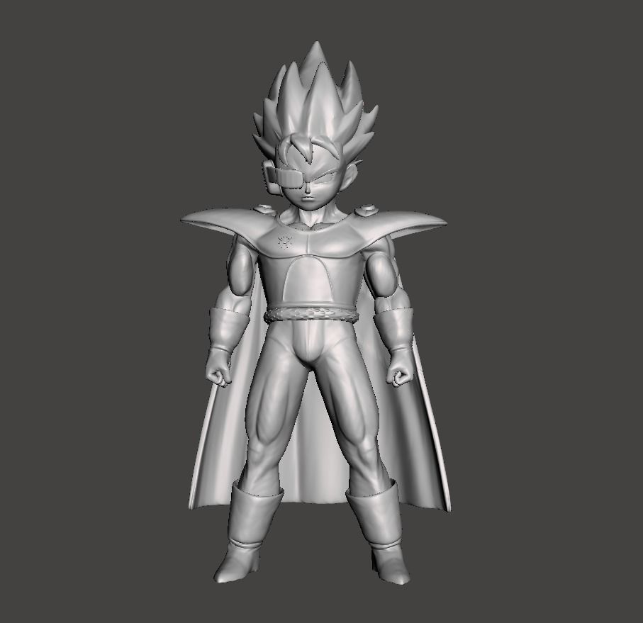 vegeta niño 3d modelo continuar pelota príncipe saiyajin esfera dragón dbz juegos juguetes 3D print model - Mito3D