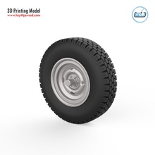 vehículo ruedas 1 32 rueda neumático coche vehiculo camión pesado escala tamiya remolque cabina carga rotación diámetro cuadro rc 3d imprimible pasatiempo bricolaje diy automotor 3d print model - Mito3D