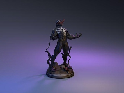 veleno 3d stampa modello statua of uomo ragno furfante meraviglia scultura oggetti collezione arte sculture 3d print model - Mito3D