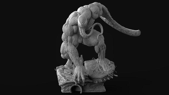 venom - marvel mcu spiderman fanart printing statue collectible superhero monster games toys 3d print model - Mito3D