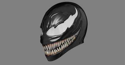 gift maske helm cosplay venommask gifthelm venomcosplay cosplaymarvel wunder comic cosplaycomic spielzeug zubehör spiele spielzeuge 3d print model - Mito3D