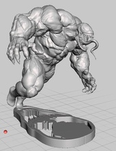 venom spider man marvel sony comics games toys 3d print model - Mito3D