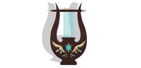 venti lyre stl files genshin impact cosplay cosplays cosplayer prop props weapon weapons instrument harp archon games gaming mondstadt hobby diy 3d print model - Mito3D