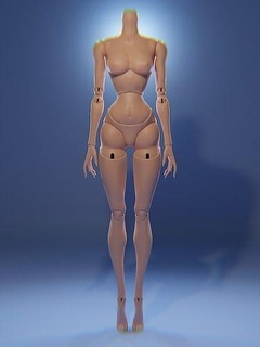 Venüs bjd vücut oyuncak bebek şekil kadın eklemli heykel Sanat oyunlar oyuncaklar 3d print model - Mito3D