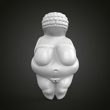 venus of willendorf art figure sculpture marble head anatomy doll statue body entombment paleolithic antropology human history interior sculptures 3d print model - Mito3D
