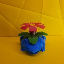 venusaur poli pokemon düşük çokgen elmas yönlü kübistik kül pikaçu nintendo oyun çocuğu gen i nesil hediye çocuklar pokeball oyunlar oyuncaklar 3d print model - Mito3D
