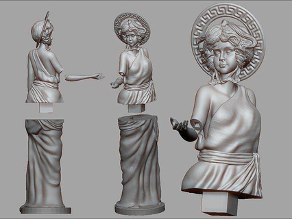 Versace Sanat heykel minyatürler figürinler oyuncak karakter heykeller minyatür karikatür oc konsept tasarım koleksiyon toplama vinil oyuncaklar oyunlar 3d print model - Mito3D
