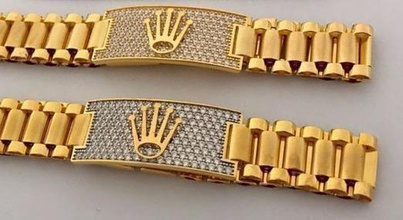 versace bracelet bijoux imprimable bracelets goujat argent diamant 3d print model - Mito3D