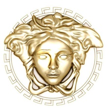 versace kolye 3d yüzük logo yüzükler takı yazdır tasarım anıt sanat altın platin indir gümüş ejderha kolyeler kahyalar elmas 3d print model - Mito3D