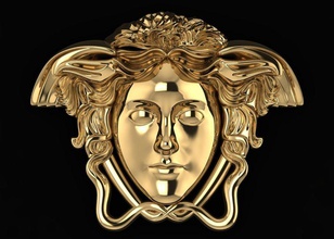 versace pendants jewery gold fashion jewelry 3d print model - Mito3D