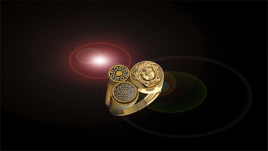 versace anillo joyería joya diseñador moda canalla leva diseño anillos 3d print model - Mito3D