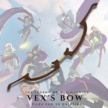 vexer arc légende of vox machina soutenir cosplay dnd rôle critique amazone arme elfe ranger chasseur fantaisie jeux jouets 3d print model - Mito3D
