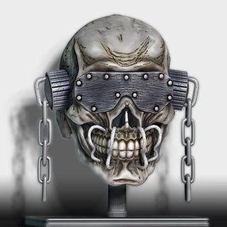 kurban çıngıraklı kafa maske kaya kostüm oyunu üniforma ilerici metal ölüm kask moda aksesuar rimel banda grup print3d müzik oyuncaklar örtmek kılıf sanat heykeller 3d print model - Mito3D