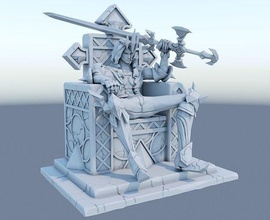 viego liga of leyendas 3d impresión modelo juegos juguetes 3d print model - Mito3D