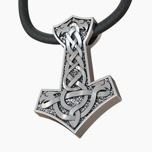 viking axe pendant necklace norse scandinavian nordic thor trinket sword warrior shield medieval battle oserberg berserker jewelry necklaces 3d print model - Mito3D