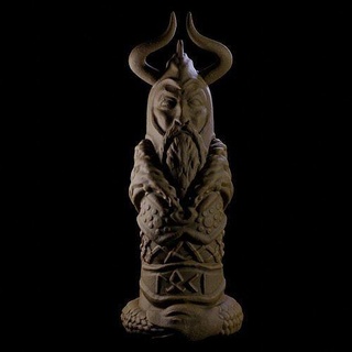 vikingo dios loki escultura estatua arte antiguo religión decoración religiou objeto ragnarok pequeño tótem nórdico cultura culto dioses esculturas 3d print model - Mito3D