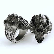 viking ring man sizes nord saxon breton north vikings drakkar ragnar ragnarok asgard valhalla silver odin yggdrasil free war jewelry rings 3d print model - Mito3D