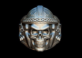 viking skull jewelry ancient sculpture viking skull ring silver knight shield art old crusader warrior skeleton vintage jewelry fashion beauty armour rings biker