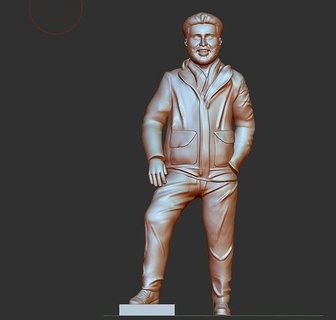 vikram batra indian army hero man raider art sculptures 3d print model - Mito3D
