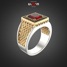villa anel rg0018 jóias precioso roupas ouro diamante gem jóia safira brilhantes brillante diamant topázio anéis 3d print model - Mito3D