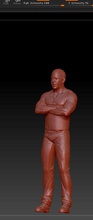 vin dizel dominik toretto hızlı öfkeli v2 insanlar heykel adam vücut hobi kendin yap 3d print model - Mito3D