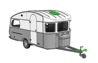 vintage camper trailer 1 to 10 scala 3d stampa tariffario 3dprinted modello onetoten modellino in rc accessori passatempo fai settore automobilistico camion mano 3d print model - Mito3D