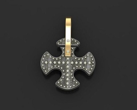 nostaljik çapraz din ortodoksluk kilise tılsım takı dekorasyon etiket burçlar jesu toplamak profesyonel dini katolik madalyon tanrı çarmıha gerilme haç i̇sa hıristiyan kolye 3d print model - Mito3D