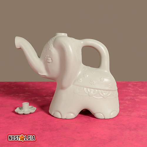 Jahrgang Elefant Bewässerung Spielzeug Kind Charakter Spaß Spielzeuge Spiel Tier Sowjet ussr retro Spiele 3D print model - Mito3D