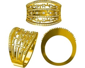 jcd format ancien hommes bague bijoux dossiers vente douane engagement anneaux imprimable mariage solitaire platine 3d print model - Mito3D