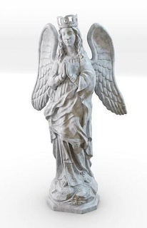 Virgen la piedra bakire Kaya Noel Baba iglesia Katolika Sanat heykeller 3d print model - Mito3D