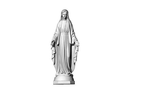 bakire Mary Hanım zarafet 3d Maria isa Katolik heykel Sanat heykeller 3d print model - Mito3D