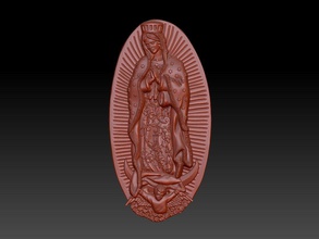 lady of guadalupe medallion set 3d print model virgin mary gold silver jewelry printable jewel jewellery wedding pendant necklace virginmary 3dprint pendants 3d print model - Mito3D