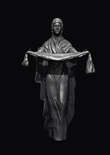 bakire mary heykel 3d model tanrı ikon sanat mücevher anne cnc yazdır heykeller 3d print model - Mito3D