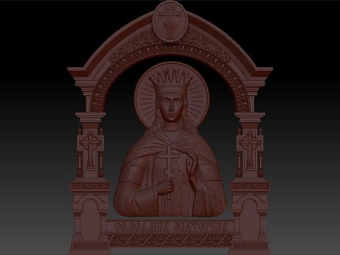 vergine maria statua 3d stampa modello santo dio dea gesù religioso cristiano gioielleria divinità madre arte sculture 3D print model - Mito3D