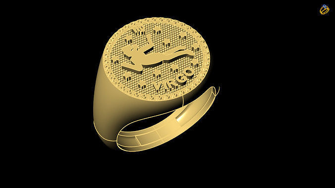 Vergine zodiaco squillare collezione 3d file stl design Stampa gioielleria fabbricazione modello stampato stampa stampabile artistico pronto jewelcad anelli 3D print model - Mito3D