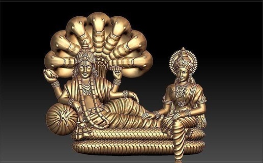 Vishnu lakshmi pendente vishnulakshmi Krishna perumal narayana hari janardhana madhava govinda kesava Vaikuntha Vishvarupa Damodara joalheria pingentes 3d print model - Mito3D