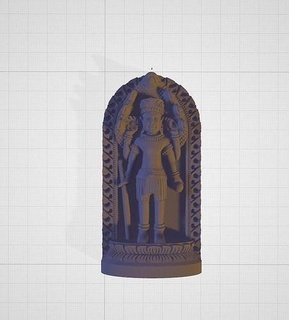 visnu hidismo budha pandant religione religiou oggetto buddha statua divinità arte sculture 3d print model - Mito3D