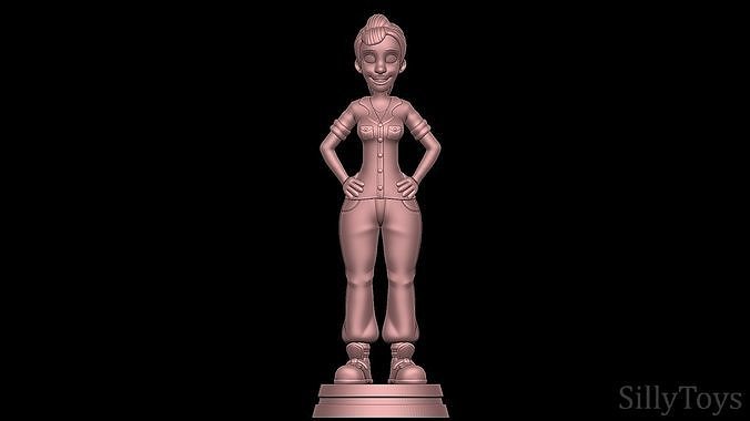 vita Drago cavaliere femmina umano madre 3d Stampa arte sculture 3D print model - Mito3D